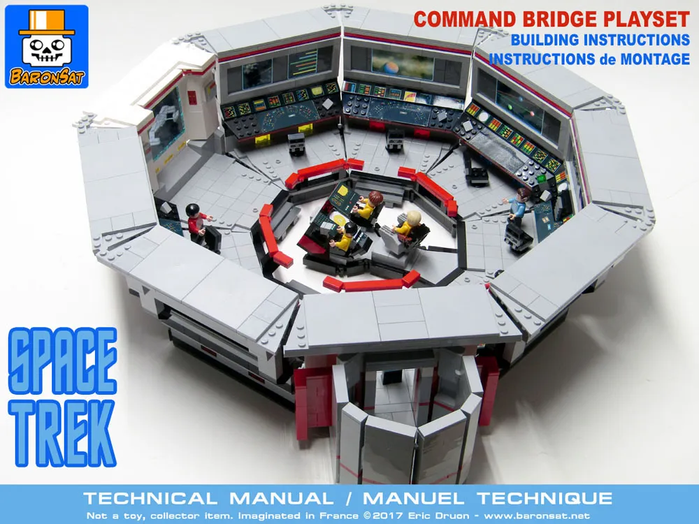 lego star trek enterprise brige sample TOS moc